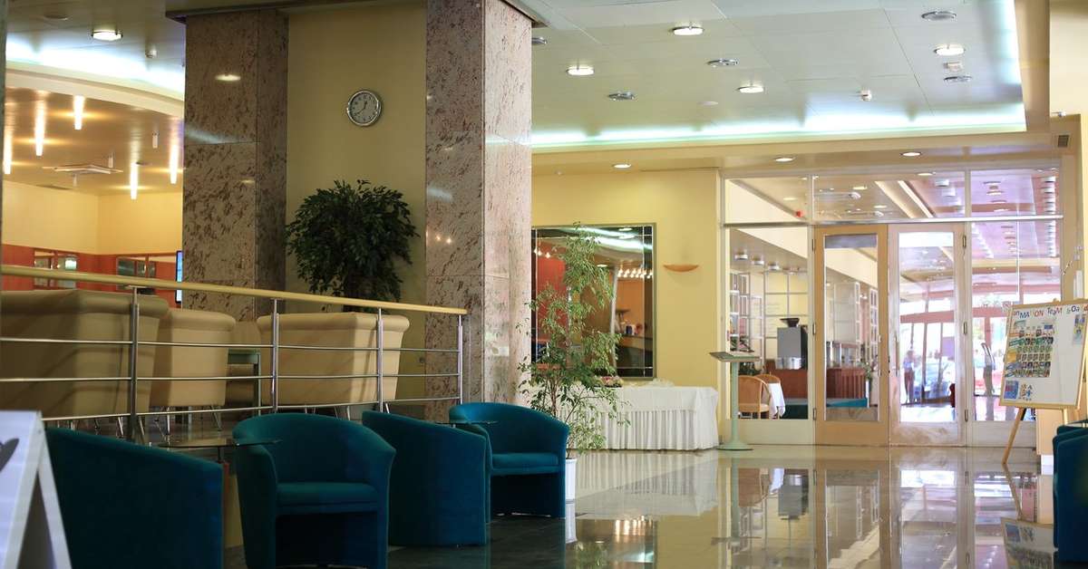 Een foto van het interieur van Dalmacijaby Valamar