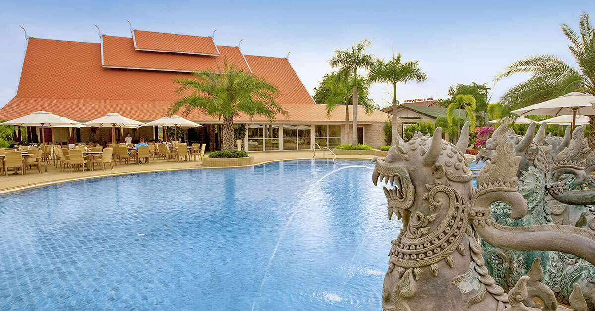 Ein Foto vom Pool im Thai Garden Resort
