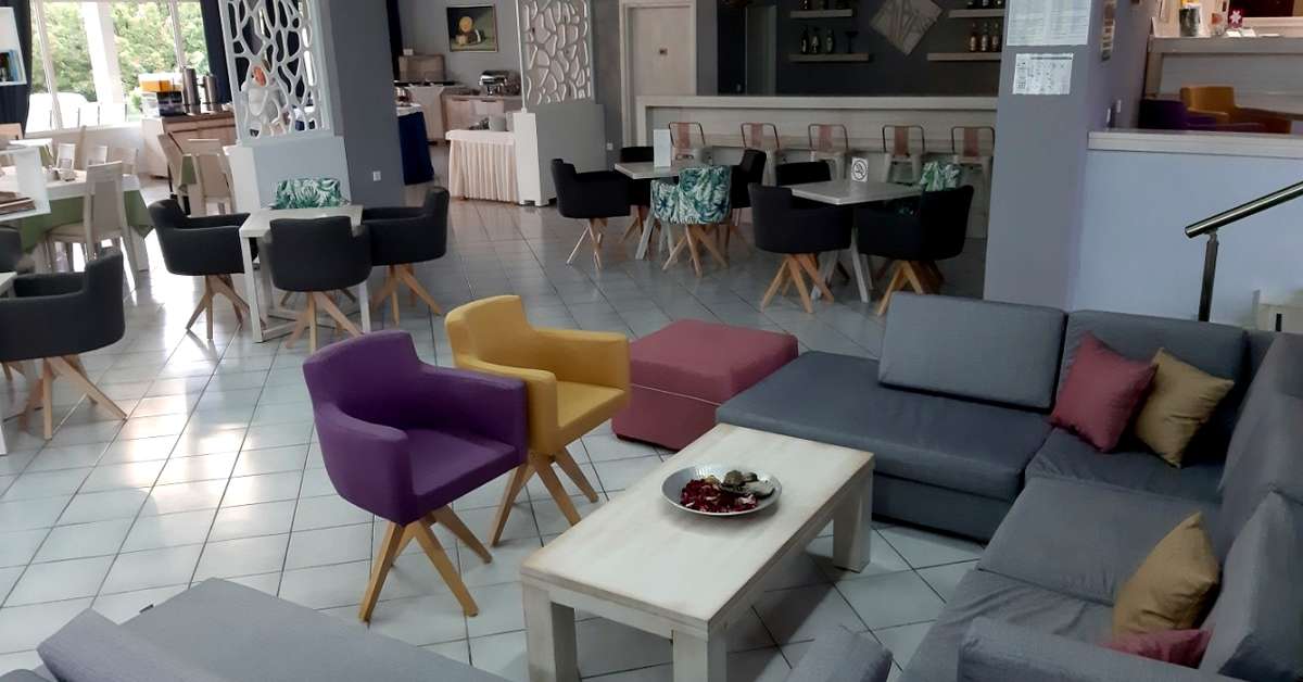 Een foto van de faciliteiten bij Aethria Hotel