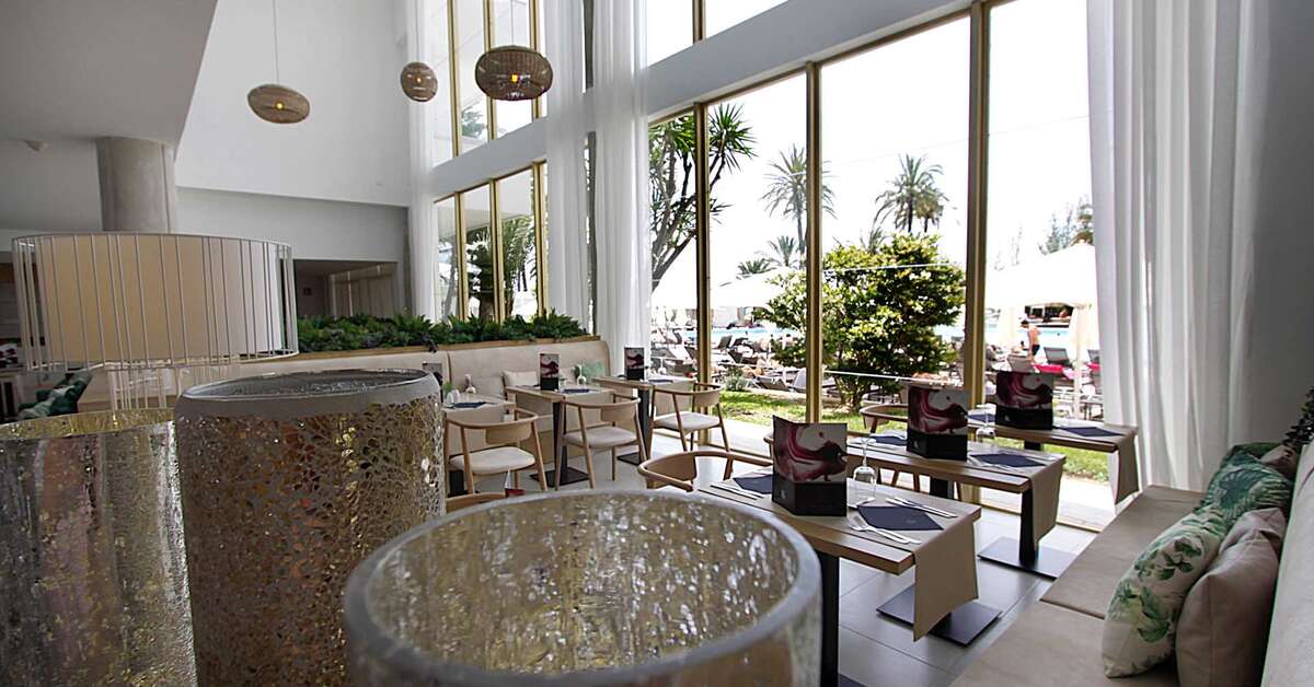 Een foto van het interieur van BG Hotel Rei del Mediterrani Palace