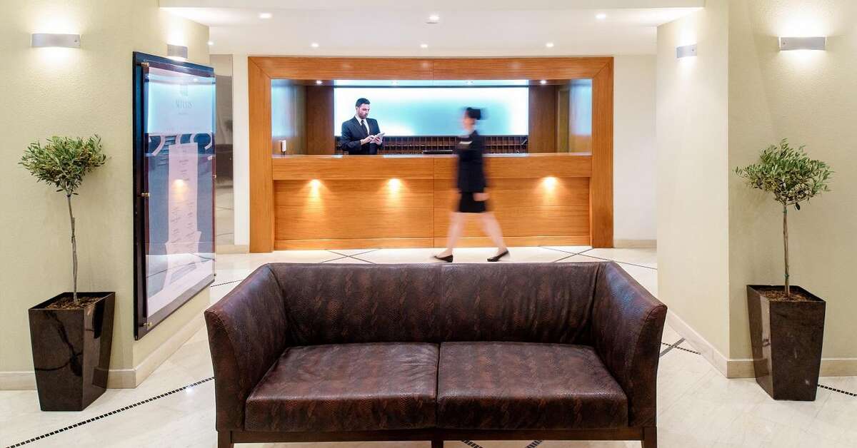 Een foto van het interieur van Mitsis La Vita Beach Hotel