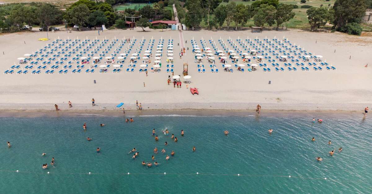 Een foto van het strand bij TH Simeri
