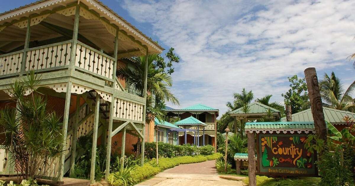 Een foto van de buitenkant van Country Country Beach Cottages