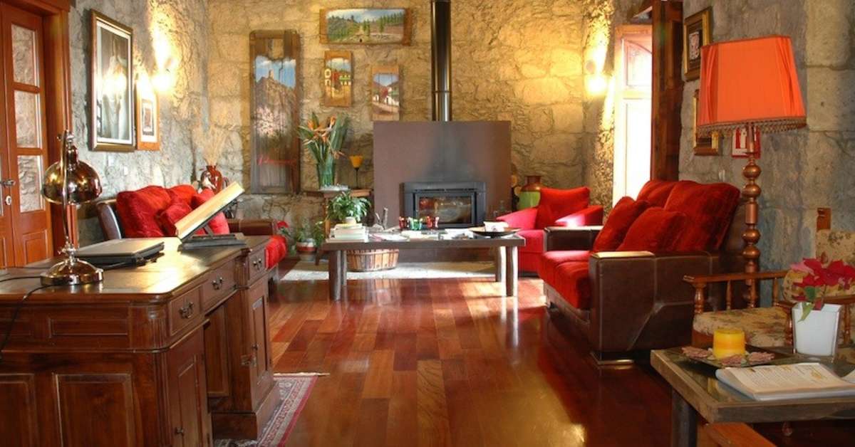Een foto van het interieur van Hotel Fonda de la Tea