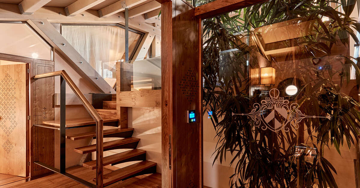 Een foto van het interieur van Domus Renier Boutique Hotel