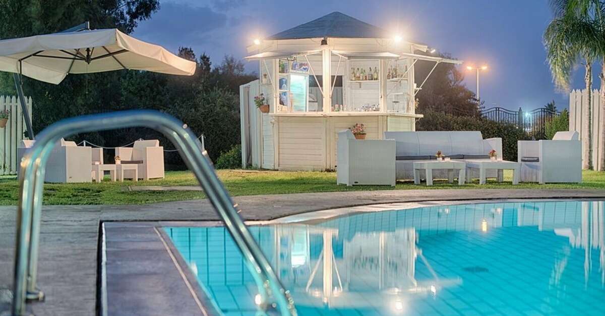 Een foto van het zwembad bij NH Catania Parco degli Aragonesi