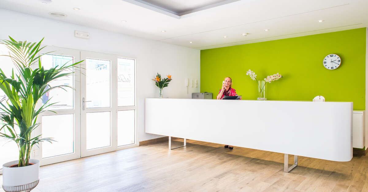 Een foto van het interieur van Appartementen Dunas Club