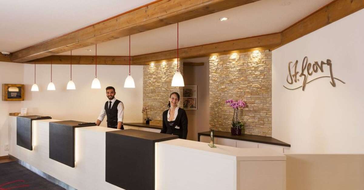 Een foto van het interieur van Hotel St. Georg