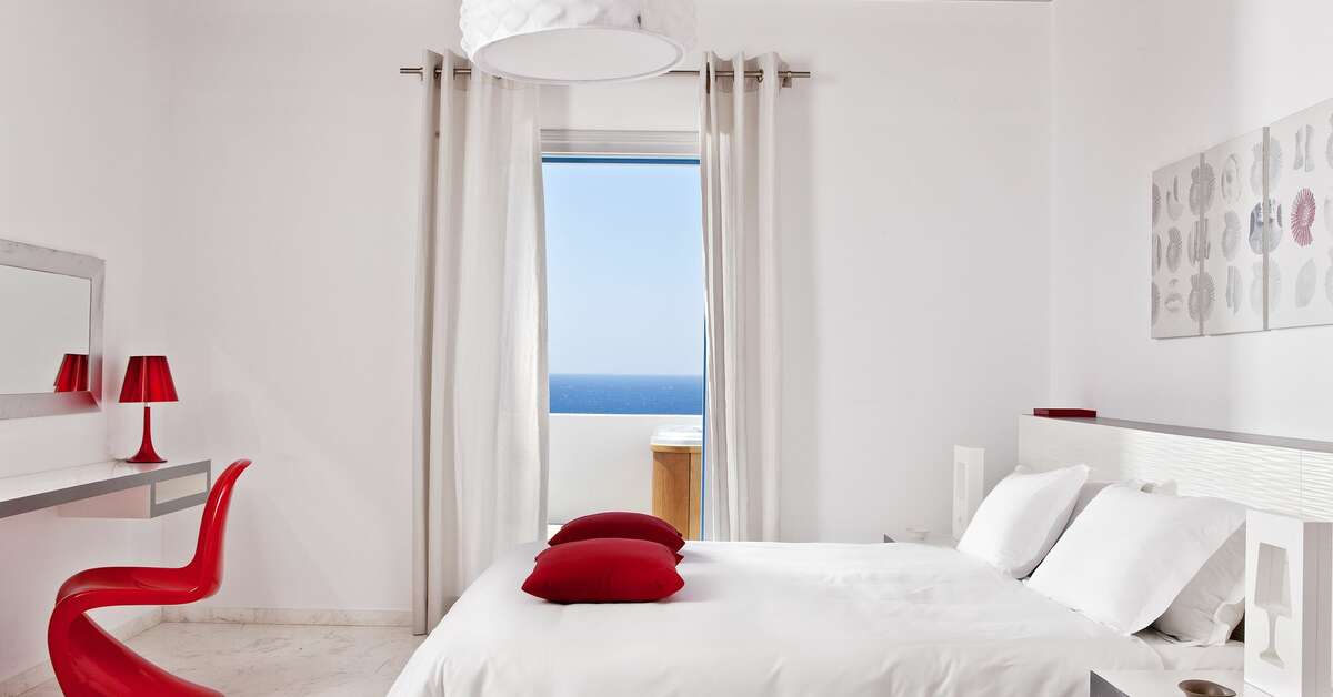 Een foto van een overzicht van Kouros Hotel & Suites