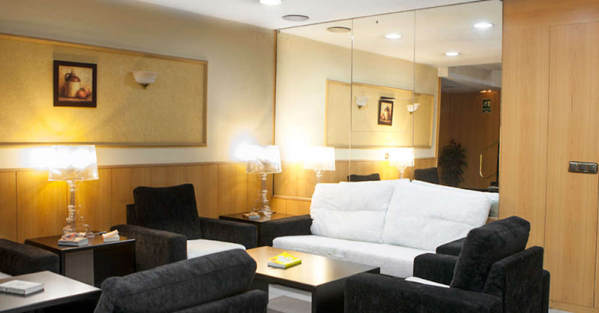 Een foto van het interieur van Soho Bahia Malaga Hotel