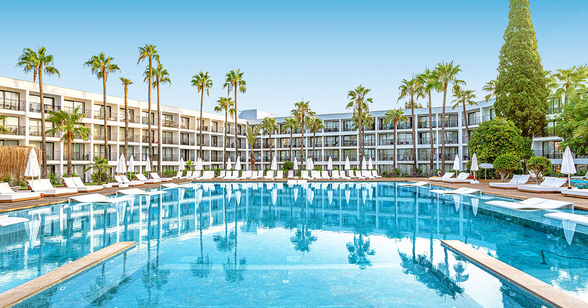 Ein Foto vom Pool im Hotel Yalihan Aspendos