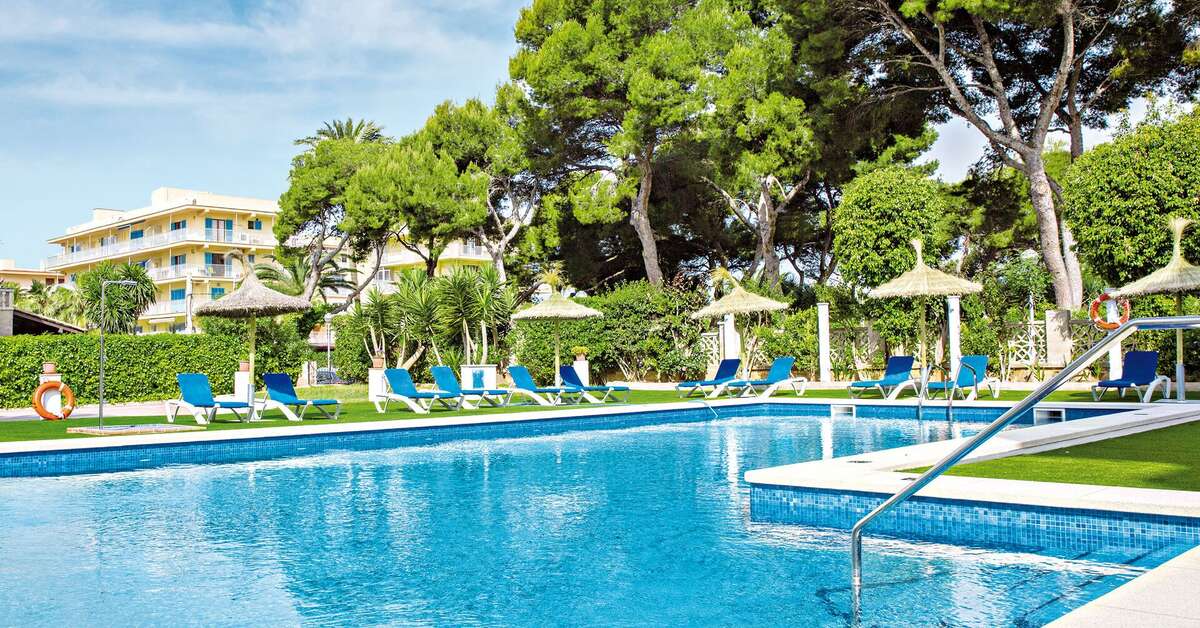 Ein Foto vom Pool im Hotel Foners