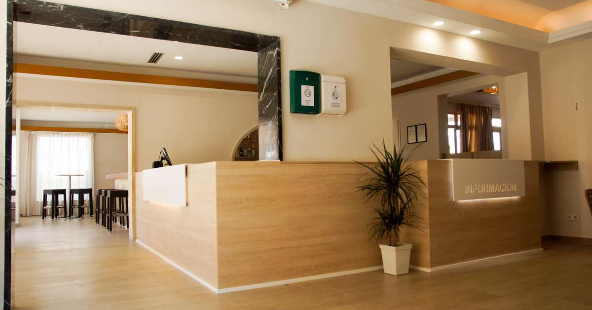 Een foto van het interieur van Hotel Iris Mallorca