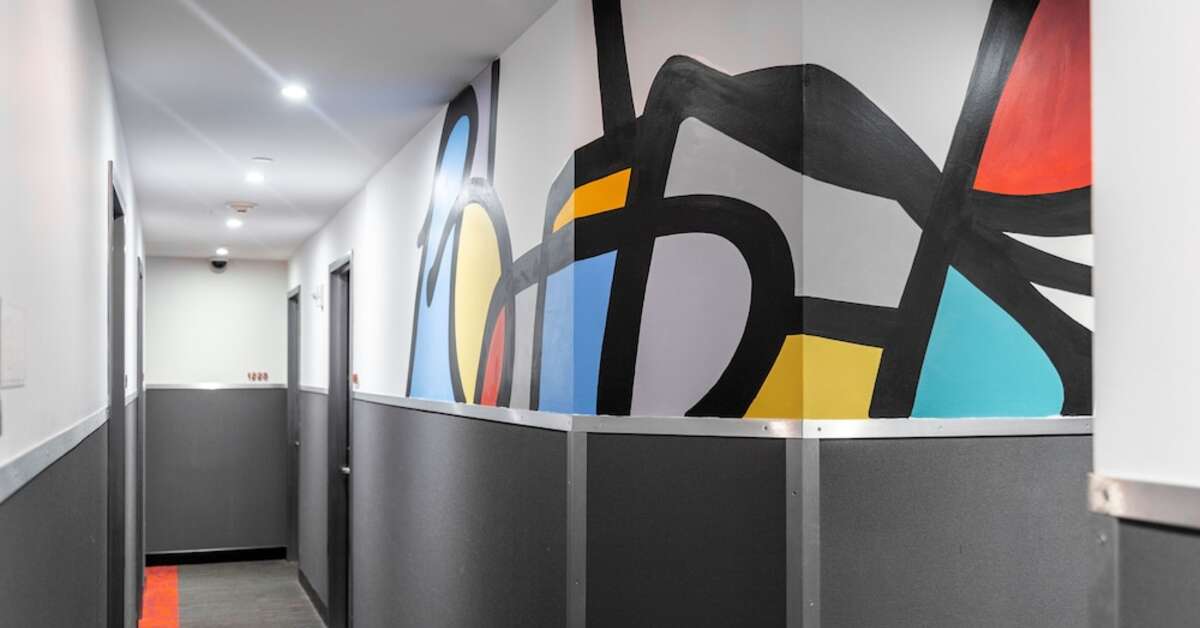 Een foto van het interieur van Pod 39 Hotel