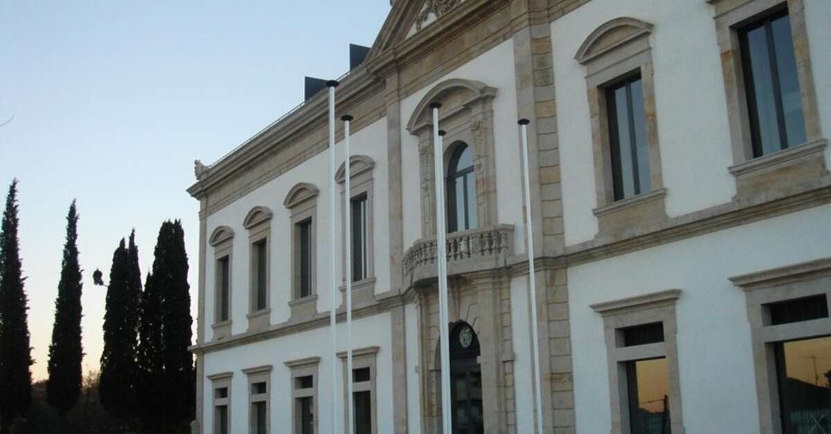 Een foto van de buitenkant van Pousada Viseu