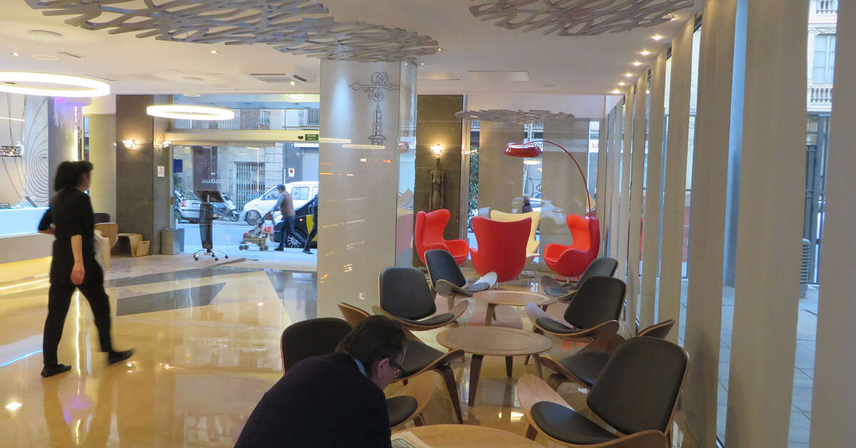Ein Foto von den Einrichtungen im Hotel Evenia Rossello