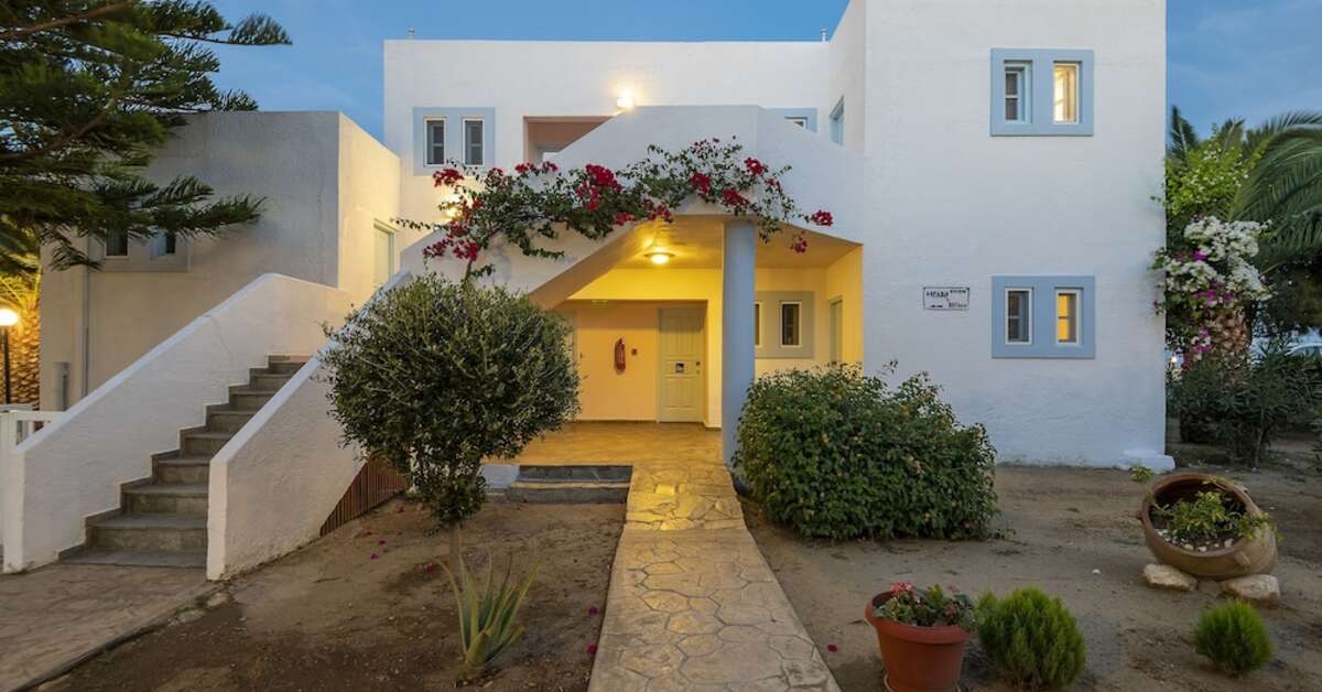 Ein Foto von der Außenansicht des Kalimera Mare Hotel