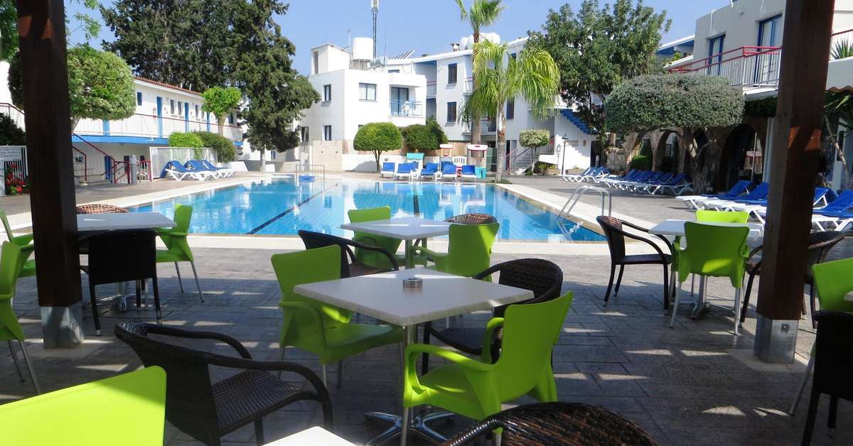 Een foto van het terras bij Green Bungalows Hotel & Appartementen