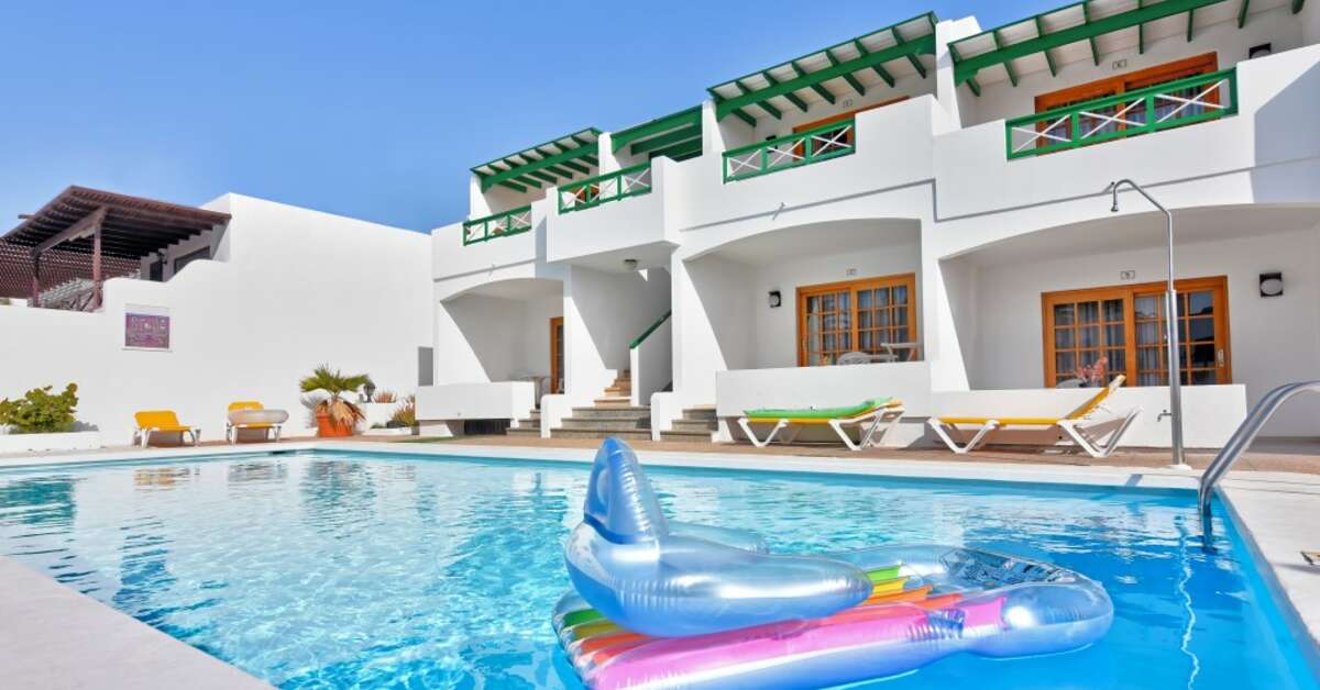 Ein Foto vom Pool im Apartments Isabel