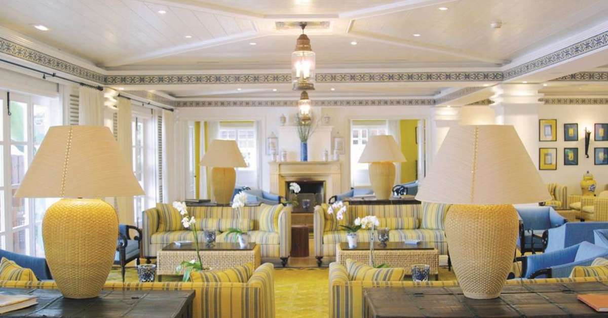 Een foto van het interieur van Seaside Grand Hotel Residencia