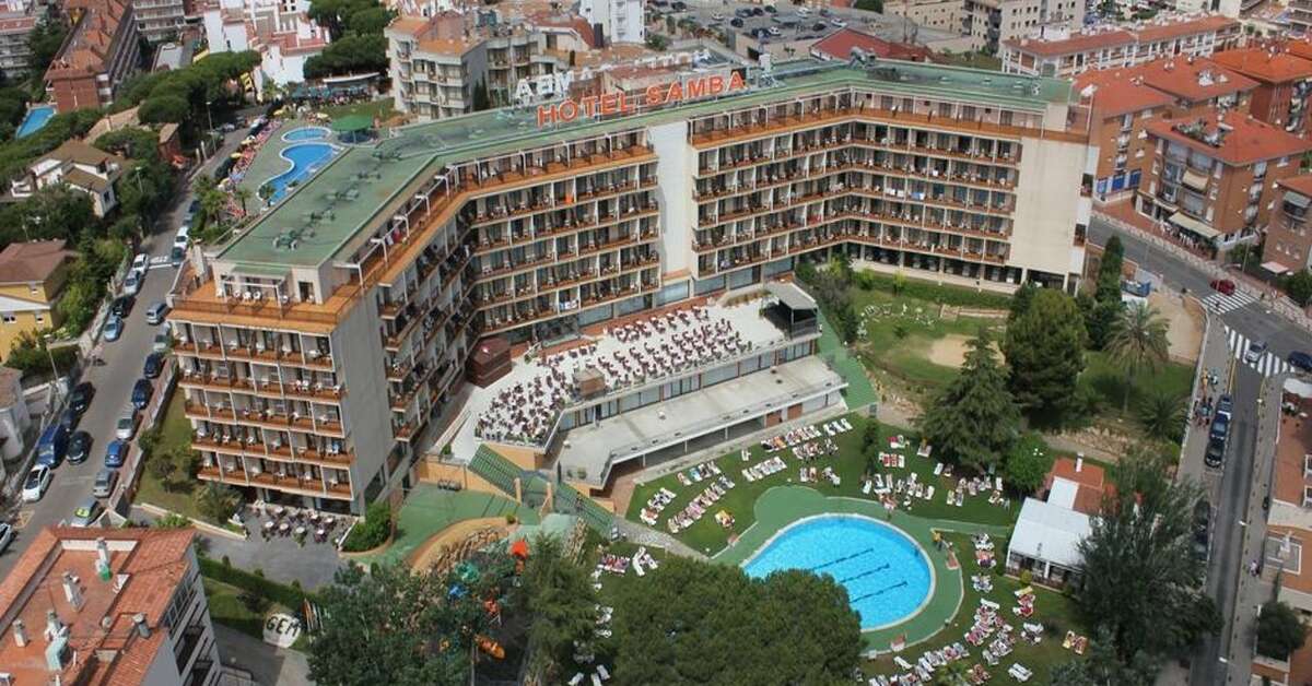 Een foto van het zwembad bij Hotel Samba