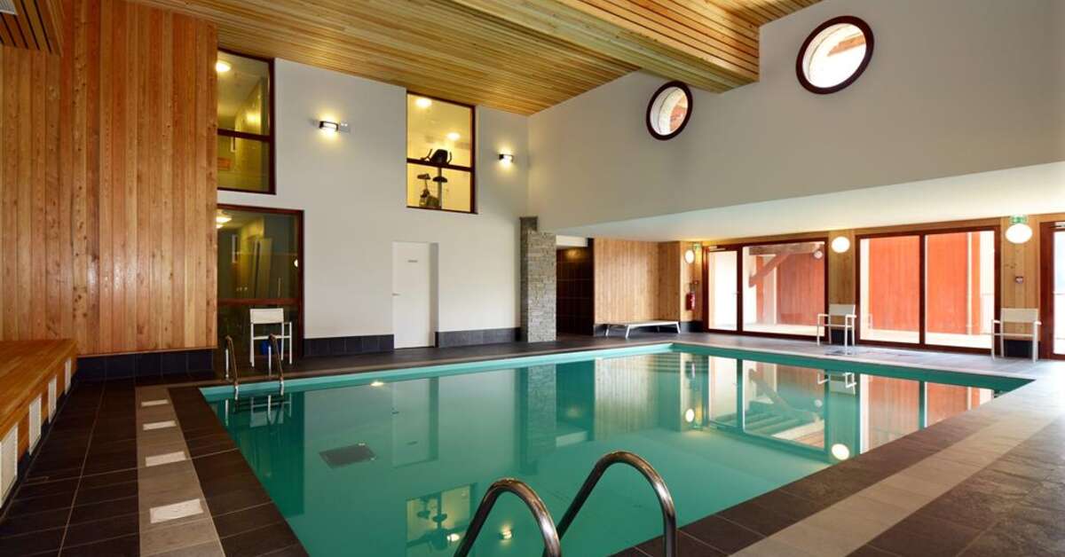 Een foto van het zwembad bij Residence La Cascade de Vaujany