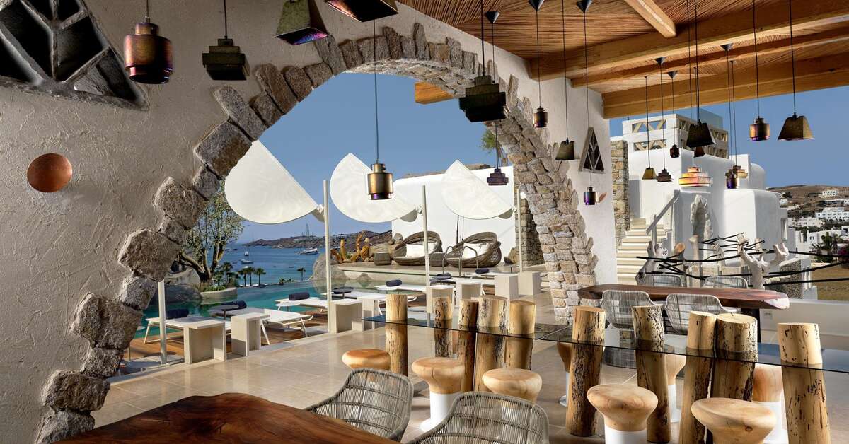 Een foto van de faciliteiten bij Kove Mykonos - A Myconian Collection Hotel