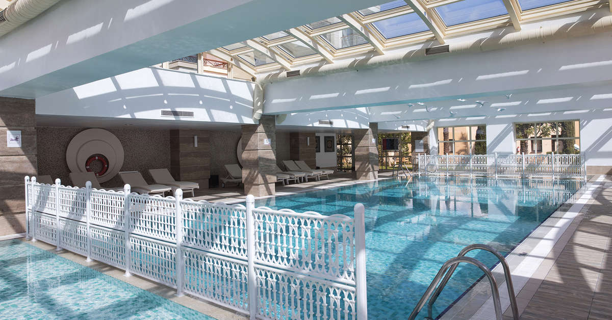 Ein Foto vom Pool im Dobedan Exclusive Hotel & Spa