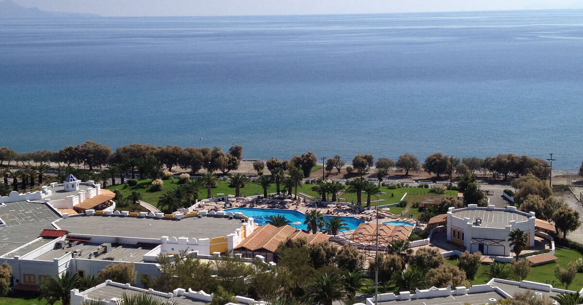 Een foto van het zwembad bij Lagas Aegean Village