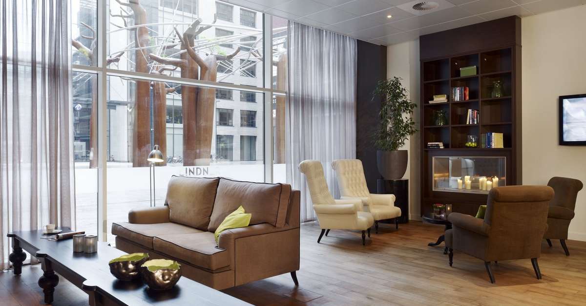 Een foto van het interieur van Lindner WTC Hotel & City Lounge