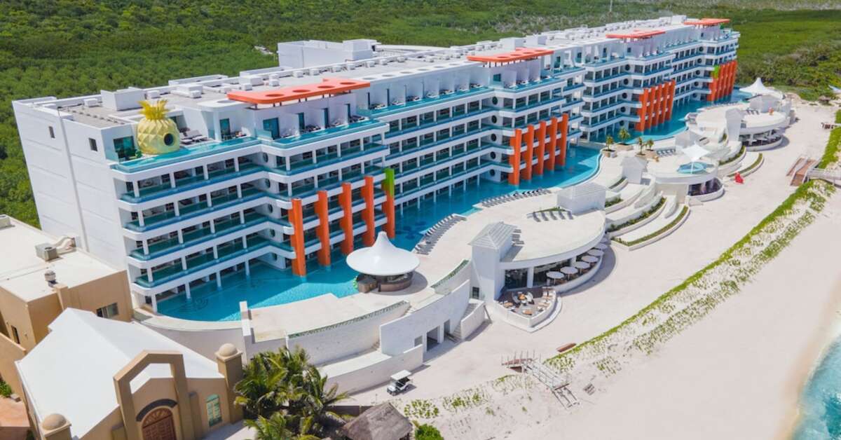 Een foto van een overzicht van Nickelodeon Hotels & Resorts Riviera Maya