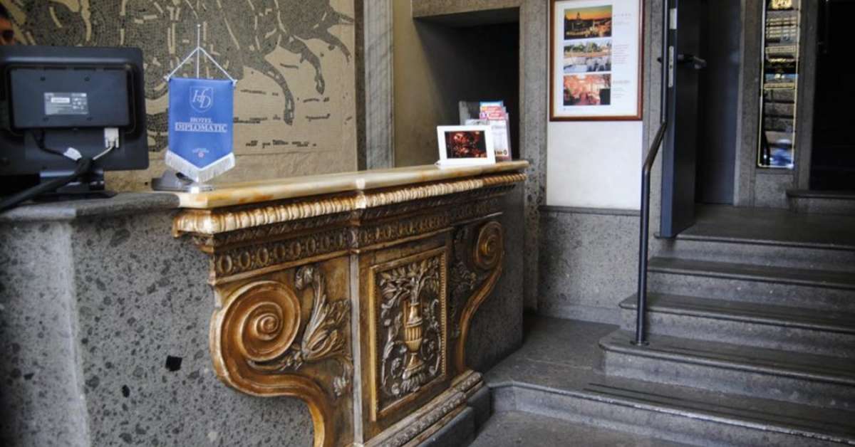 Een foto van het interieur van Hotel Zone