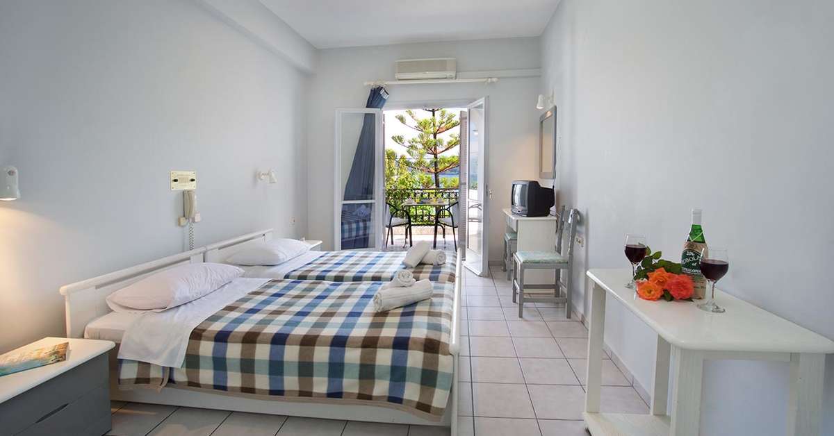 Een foto van een overzicht van Hotel Athina