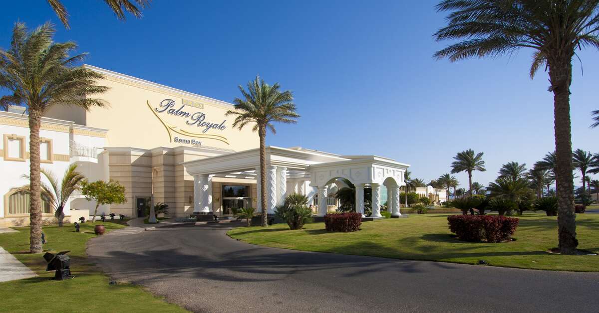 Een foto van de buitenkant van Palm Royale Soma Bay
