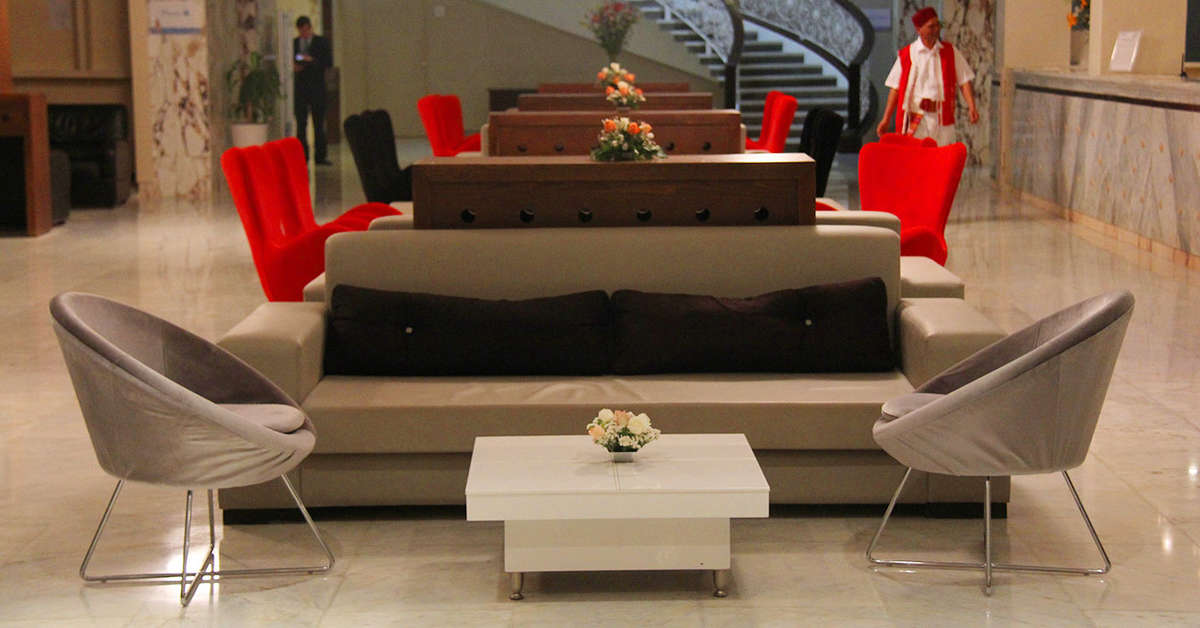 Een foto van het interieur van Aqua Mirage Marrakech