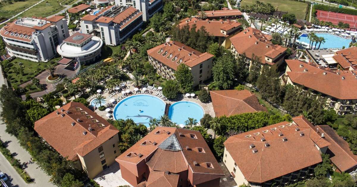 Een foto van een overzicht van Alba Resort Hotel