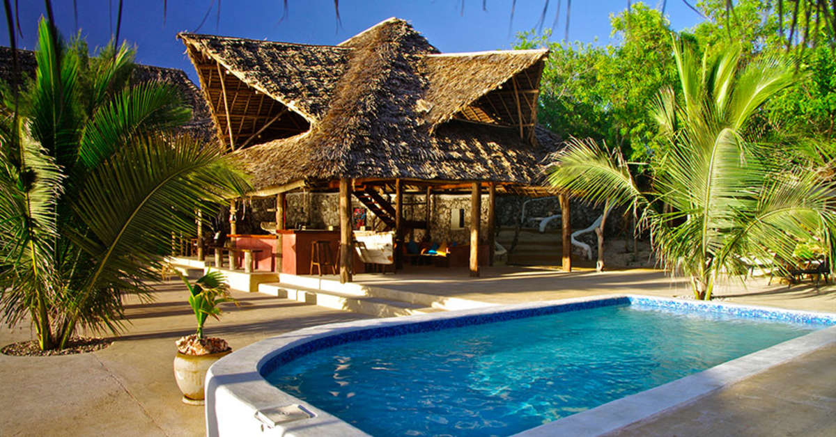 Een foto van het zwembad bij Sunshine Marine Lodge