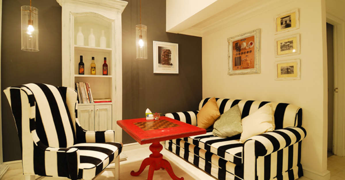 Een foto van het interieur van Woodlands Hotel & Resort