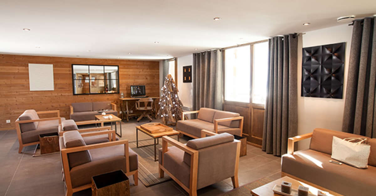 Een foto van het interieur van Les Chalets Du Soleil