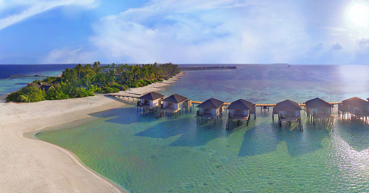 Een foto van de buitenkant van NH Collection Maldives Havodda Resort
