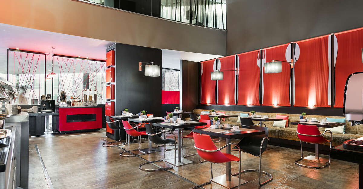 Ein Foto von den Einrichtungen im Hotel Barcelona Condal Mar Affiliated by Melia