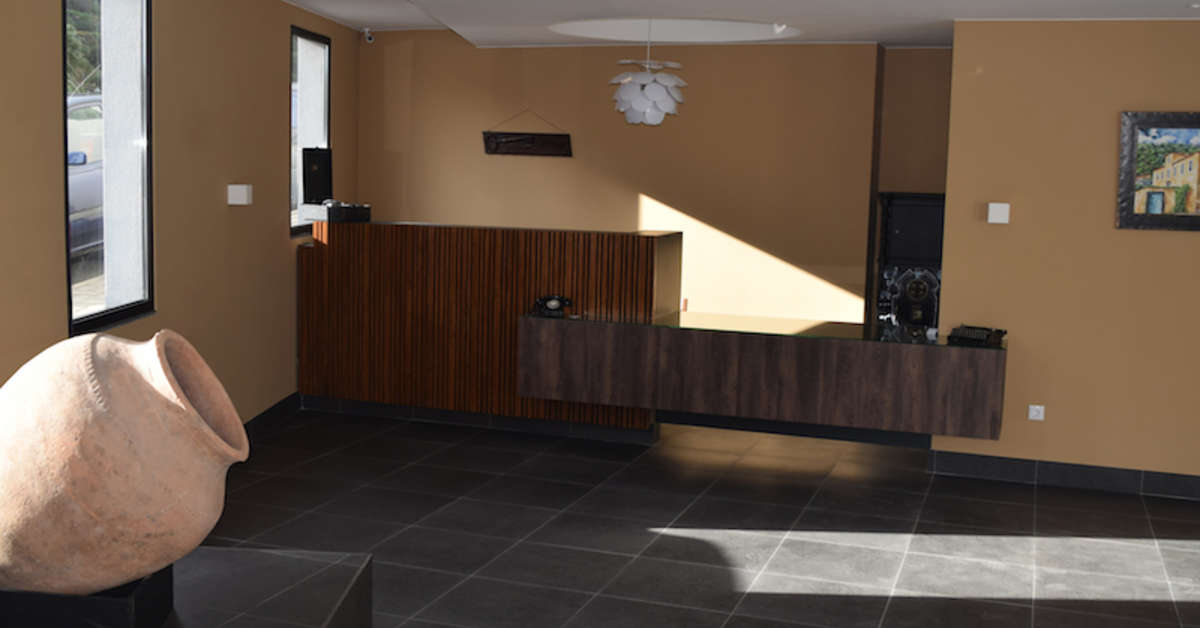 Een foto van het interieur van Hotel Solar do Bom Jesus