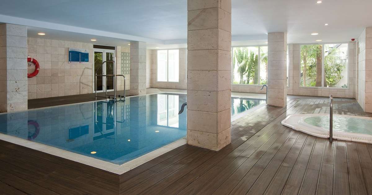 Ein Foto vom Pool im Hipotels Hipocampo Playa
