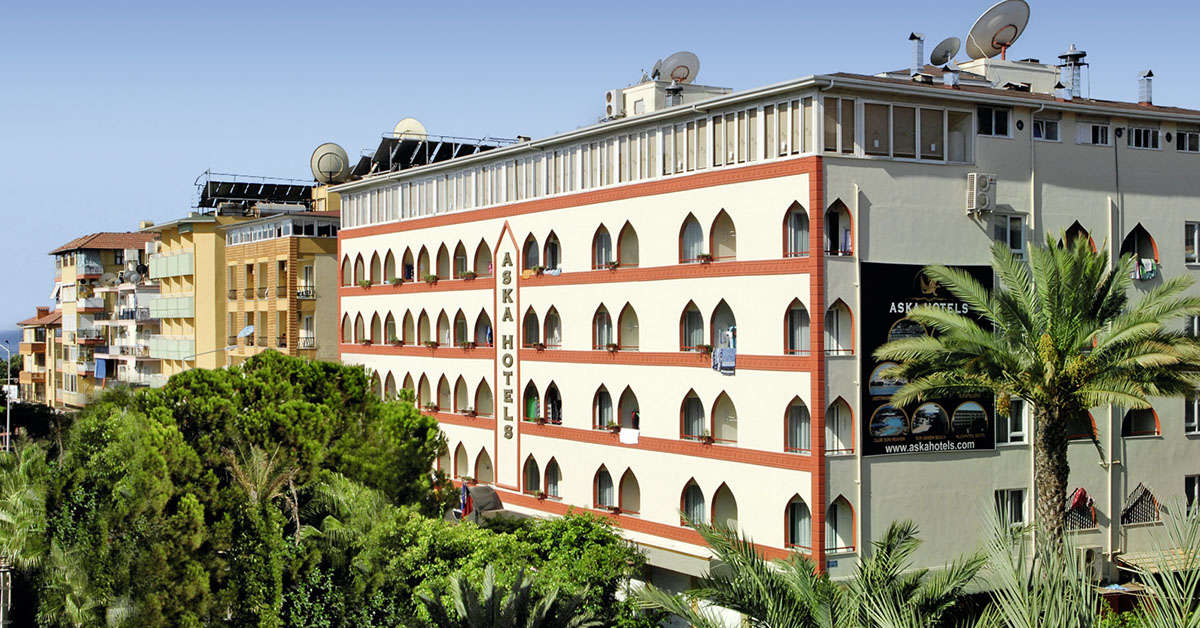 Een foto van een overzicht van Aslan City Hotel