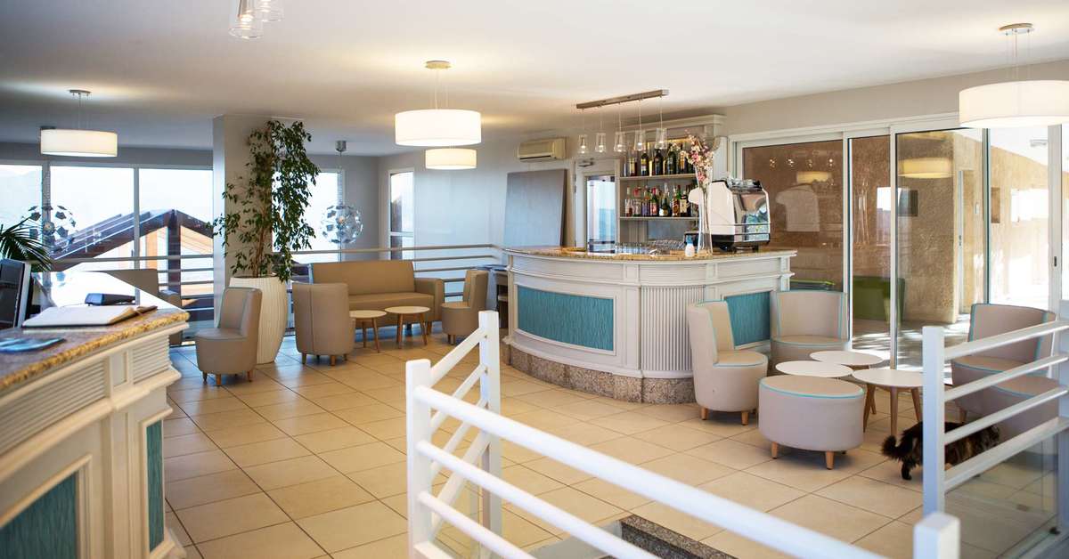 Een foto van het interieur van Hotel San Damianu