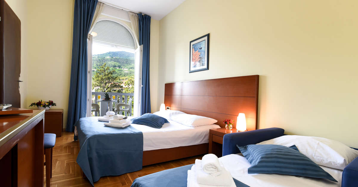 Een foto van een overzicht van Hotel Park Lovran