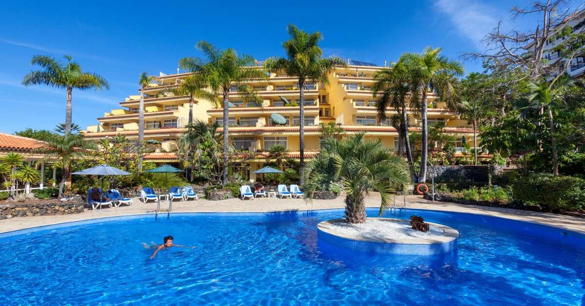 Een foto van een overzicht van Aparthotel Tigaiga Suites