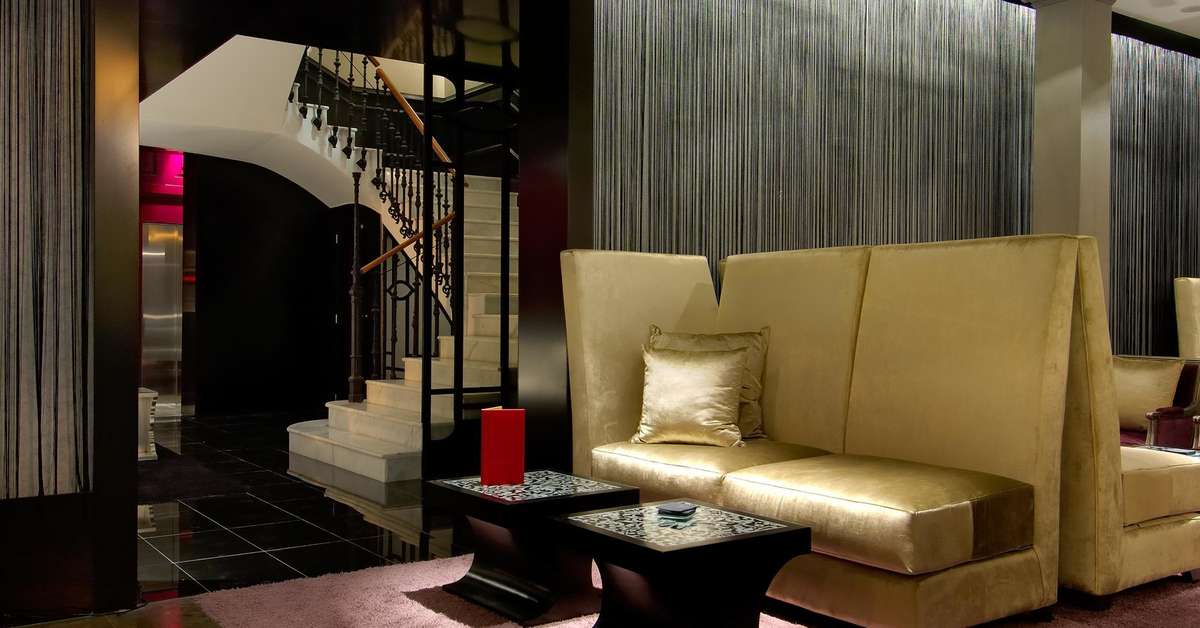Een foto van het interieur van Vincci Palace