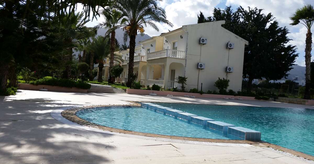Ein Foto vom Pool im Mountain View Hotel