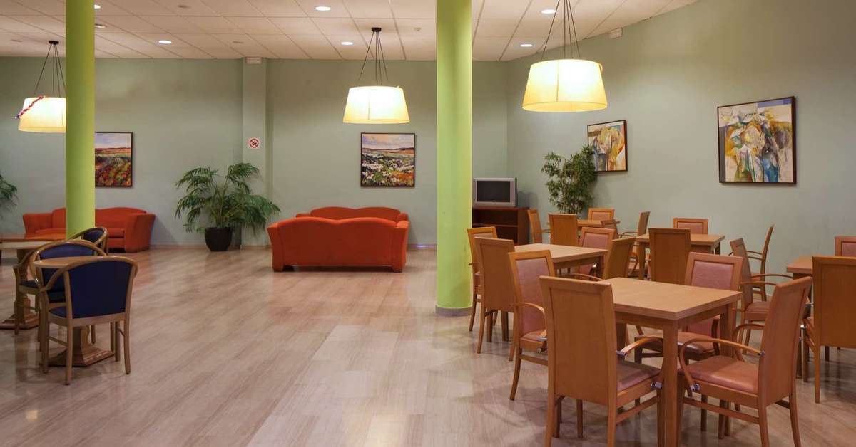 Een foto van het interieur van H-Top Royal Sun Suites
